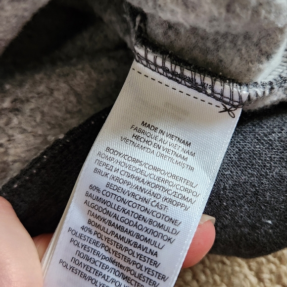 POLO RALPH LAUREN Ski Polo Bear Sweatshirt Grey Hoodie Men's Small - Picture 6 of 11